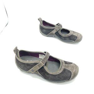 Merrell Ortholite Shoes Women's 6 Hiking Circuit MJ Mary Janes Brown Suede